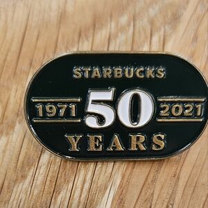 Starbucks 50th anniversary pin